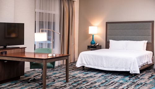 Suite, 1 King Bed, Accessible, Non Smoking (Roll In Shower)